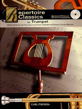 Illustration de REPERTOIRE CLASSICS : 23 recital pieces avec partie de piano PDF à imprimer