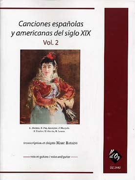 Illustration de CANCIÓNES ESPAÑOLAS Y AMERICANAS DEL SIGLO XIX - Vol. 2