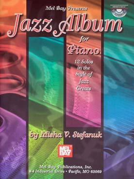 Illustration de JAZZ ALBUM FOR PIANO avec CD