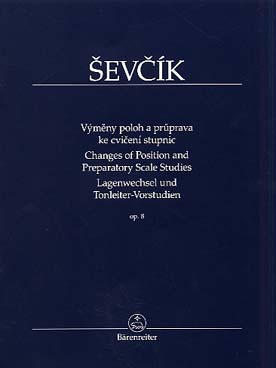 Illustration de Op. 8 : Changements de position et études préparatoires de gammes