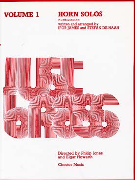 Illustration de JUST BRASS HORN SOLOS - Vol. 1 : en fa et mi b