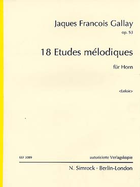 Illustration de 18 Études mélodiques op. 53