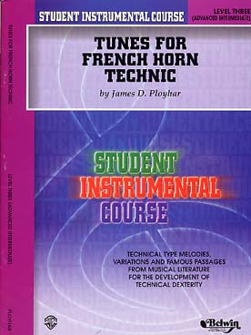 Illustration de TUNES FOR FRENCH HORN TECHNIC - Vol. 3 : advanced/intermediate