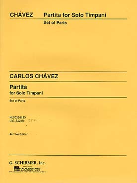 Illustration chavez partita for solo timpani