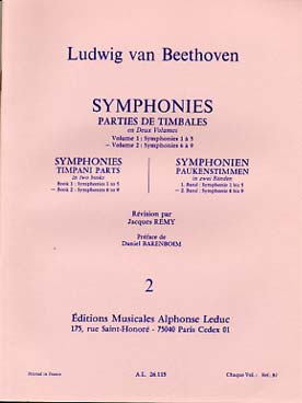 Illustration beethoven symphonies parties vol. 2