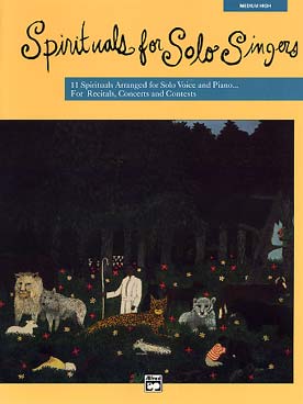 Illustration althouse spirituals for solo singers