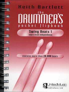 Illustration de The Drummer's pocket flipbook - Swing beats 1
