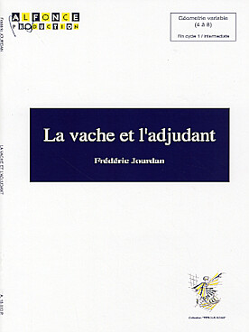 Illustration jourdan la vache et l'adjudant