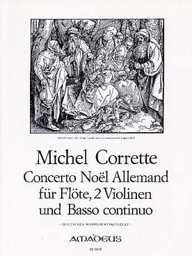 Illustration de Concerto Noël Allemand pour flûte, 2 violons et basse continue