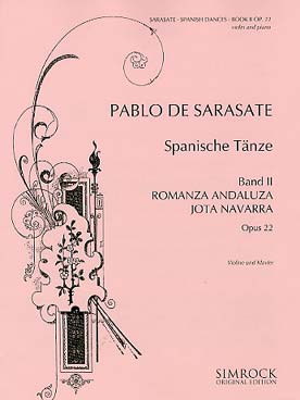 Illustration sarasate danses espagnoles vol. 2 op. 22