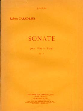 Illustration casadesus sonate op. 18