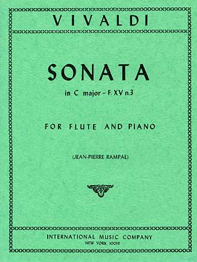 Illustration de Sonate F. XV/3 en do M