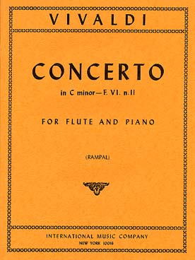 Illustration de Concerto F. VI/2 en do m (tr. Rampal)