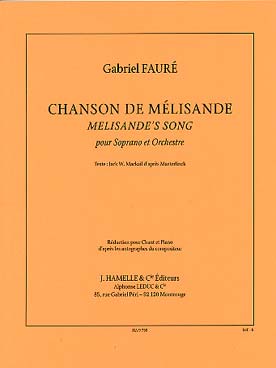 Illustration faure chanson de melisande