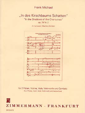 Illustration michael in des kirschbaums schatten