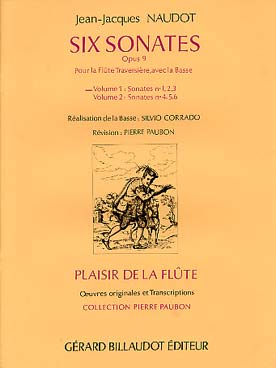 Illustration naudot 6 sonates op. 9 vol. 1