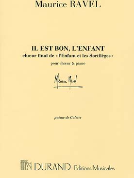 Illustration de L'Enfant et les sortilèges, extraits : "Il est bon l'enfant"