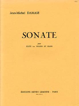 Illustration damase sonate flute ou violon et piano