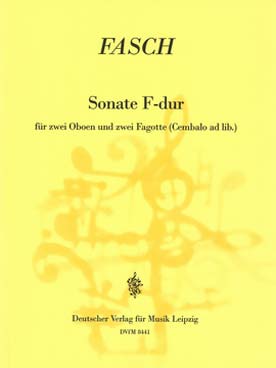 Illustration de Sonate en fa M pou 2 hautbois et 2 bassons
