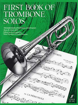 Illustration de FIRST BOOK OF TROMBONE SOLOS pour trombone ou euphonium et piano