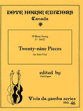 Illustration de Twenty nine pieces for solo viole