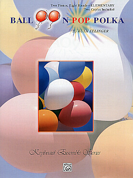 Illustration balloon pop polka 2 pianos 8 mains