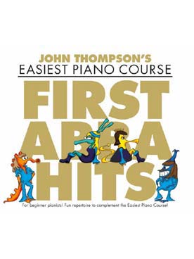 Illustration thompson easiest piano course 1st abba