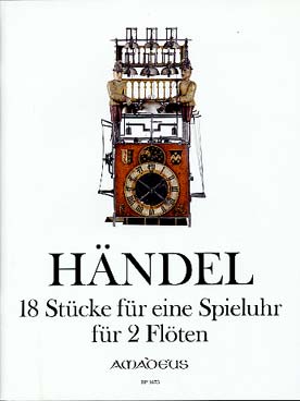 Illustration haendel 18 stucke fur ein spieluhr