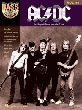 Illustration de BASS PLAY ALONG - Vol.40 : AC/DC