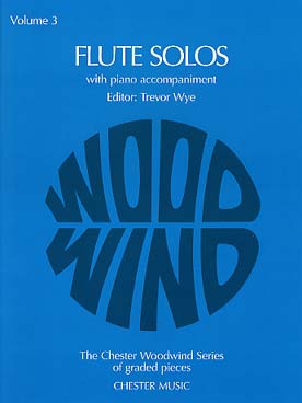 Illustration de FLUTE SOLOS par Trevor Wye - Vol. 3