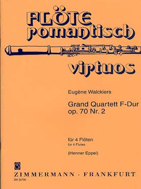 Illustration walckiers grand quatuor op. 70/2 fa maj