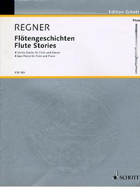 Illustration de Flute stories, 8 easy pieces