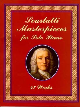 Illustration scarlatti masterpieces for solo piano