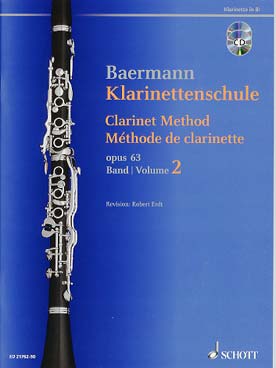 Illustration baermann methode op. 63 vol. 2 avec cd