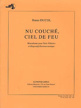 Illustration ducol nu couche, ciel de feu