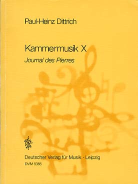 Illustration de Kammermusik X : Journal des pierres