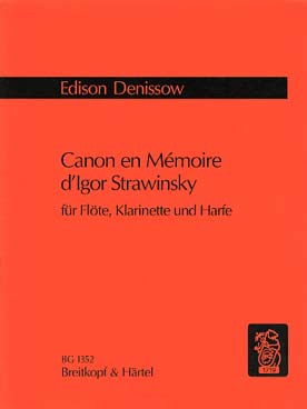 Illustration denisov canon en memoire igor strawinsky