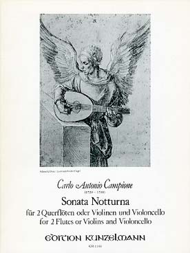 Illustration de Sonata notturna for 2 flutes or violins and violoncello