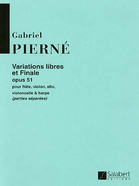 Illustration de Variations libres et finale op. 51 - Parties séparées