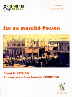 Illustration de Sur un marché persan, tr. Fourmaux pour 7 percussionnistes