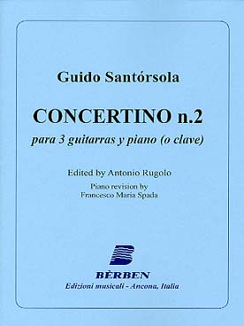 Illustration de Concertino N° 2 pour 3 guitares et piano