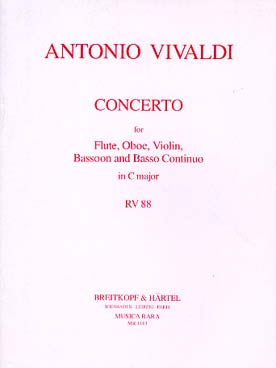 Illustration vivaldi concerto rv  88 en do maj