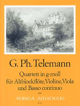 Illustration telemann quatuor en sol min