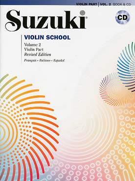 Illustration suzuki violin school  vol. 2 revise +cd
