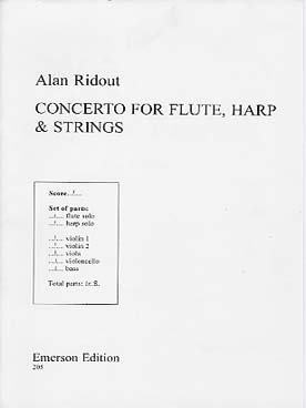 Illustration de Concerto pour flûte, harpe et cordes