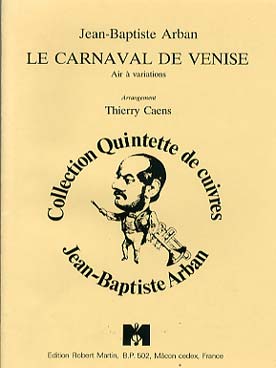 Illustration de Carnaval de Venise, air à variations