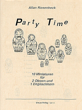Illustration rosenheck party time : 10 miniatures