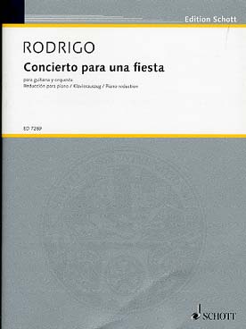 Illustration de Concerto para una Fiesta pour guitare et orchestre, réd. guitare et piano
