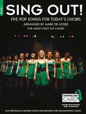 Illustration sing out ! pop songs today's choir 1