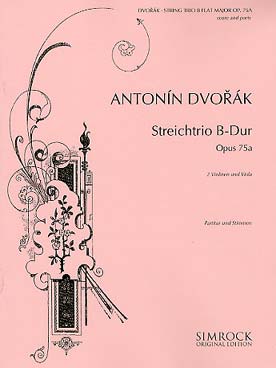 Illustration dvorak trio op. 75a en si b maj